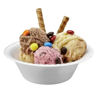 BOM APETITE - BPF15 CUMBUCA BRANCA (150X45MM) PT.30UN