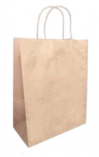 MP - SACOLA DE PAPEL 23 X 13 X 30 (P) LISO - PT.10UN