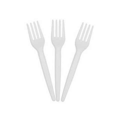 PLASTILANIA - GARFO SOBREMESA CRISTAL - CX.1000UN