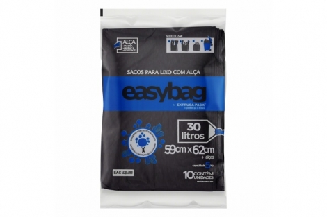RMF - SACO PLASTICO EASY BAG EMBALADO 030 LT - PT.10UN