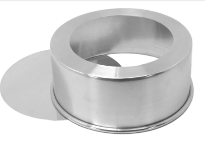 RS - FORMA ALUMINIO REDONDA FUNDO FALSO 17X10CM - UN