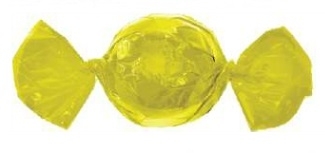 CROMUS - EMB ALUMINIO P/ TRUFA AMARELO 14,5X15,5 - PT.100UN